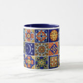 Farbenfrohe Talavera Tile - Porzellan Coffee Gesch Tasse (Zentrum)