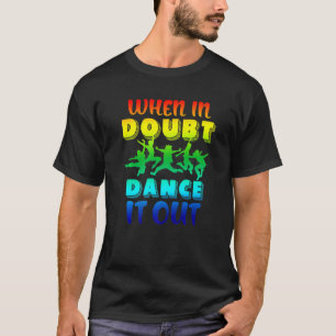 Farbenfrohe Tanzlehrerin T-Shirt