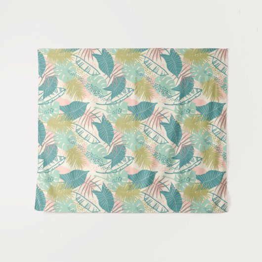 Farbenfrohe Tapisserien aus Leaf Wandteppich (Vorderseite (Horizontal))