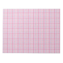 Farbenfrohe Tartan Weihnachtskarte Umschlag Liner