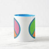 Farbenfrohe Tasse (Zentrum)