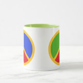 Farbenfrohe Tasse (Zentrum)