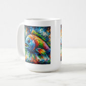 Farbenfrohe Tasse (Vorderseite Links)