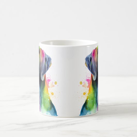 Farbenfrohe Tasse des Dosenpferdes, Cup (Mittel)
