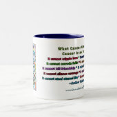 Farbenfrohe Tasse des Krebsangels (Mittel)