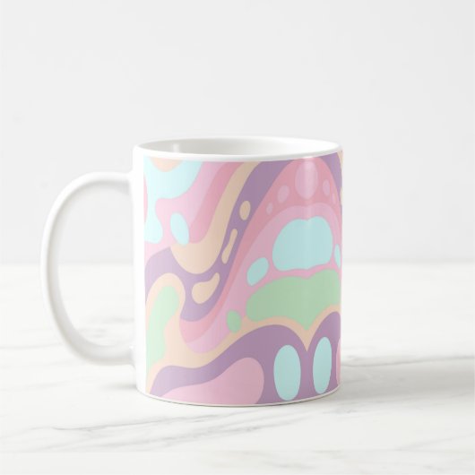 Farbenfrohe Tasse Happy Pastel (Links)