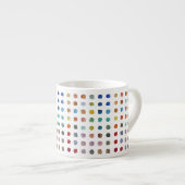 Farbenfrohe Tasse - Kleine Punkte, Spaß & Stilvoll (Vorderseite Rechts)