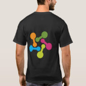 Farbenfrohe Tätowierungen T-Shirt (Rückseite)
