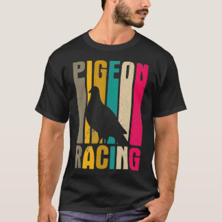 Farbenfrohe Taube Designtaube Racing T-Shirt