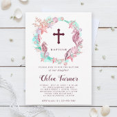 Farbenfrohe Taufe unter dem Meer Einladung