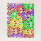 Farbenfrohe Teddy Bären-Puzzles für Kinder Puzzle (Vertikal)