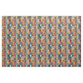 Farbenfrohe Teddybären mit vielen Berufen Stoff (Yard (91,4 cm))