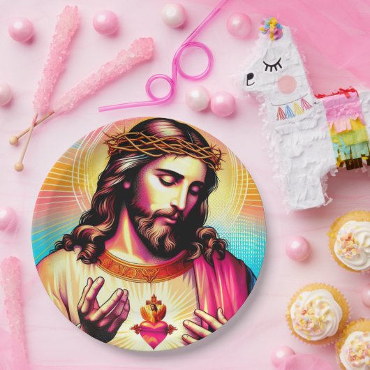 Farbenfrohe Teller aus Papierleder! (Party)