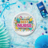 Farbenfrohe Teller des besten Krankenpflegesystems (Party)