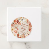 Farbenfrohe Terracotta-Dusche und Salbei Geschenkanhänger (Beispiel)