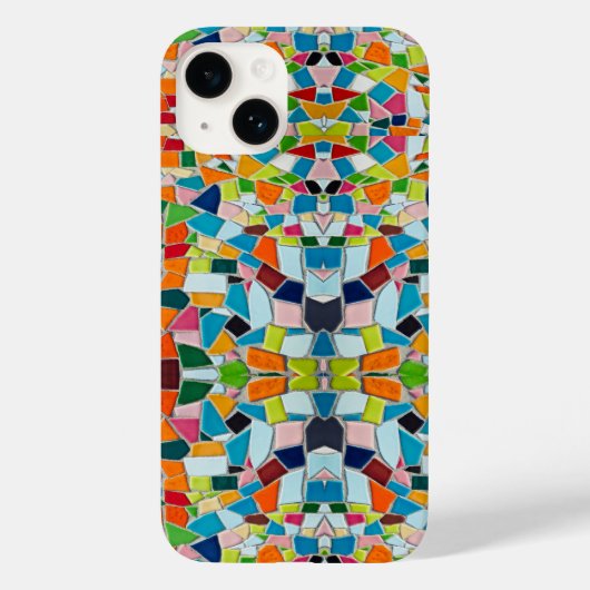 Farbenfrohe Terrazzo Mosaic iPhone Gehäuse Case-Mate iPhone Hülle (Rückseite)