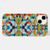 Farbenfrohe Terrazzo Mosaic iPhone Gehäuse Case-Mate iPhone Hülle (Rückseite (Horizontal))