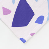 Farbenfrohe Terrazzo Muster Fleecedecke (Ecke)
