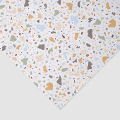 Farbenfrohe Terrazzo Muster Seidenpapier (Ausschnitt)