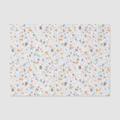 Farbenfrohe Terrazzo Muster Seidenpapier (Vorderseite)