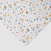 Farbenfrohe Terrazzo Muster Seidenpapier (Ausschnitt)