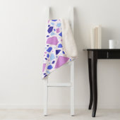 Farbenfrohe Terrazzo Muster Sherpadecke (Beispiel)