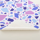 Farbenfrohe Terrazzo Muster Sherpadecke (3/4)