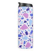 Farbenfrohe Terrazzo Muster Thermosbecher (Nach rechts gedreht)