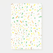 Farbenfrohe Terrazzo Pieces Post-it Klebezettel (Vorderseite)
