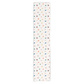Farbenfrohe Terrazzo Print Fun Table Runner Kurzer Tischläufer (Vorderseite)