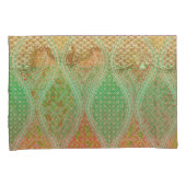 Farbenfrohe Textilgestaltung mit viel Blumen Kissenbezug (Vorderseite-Rechts)