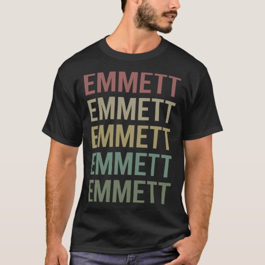 Farbenfrohe Textkunst - Bezeichnung des Metalls T-Shirt (Vorderseite)