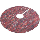 Farbenfrohe Textur: Gemütlicher Hintergrund Polyester Weihnachtsbaumdecke (Schrägansicht)