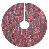 Farbenfrohe Textur: Gemütlicher Hintergrund Polyester Weihnachtsbaumdecke (Vorderseite)