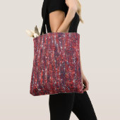 Farbenfrohe Textur: Gemütlicher Hintergrund Tasche (Von Nahem)