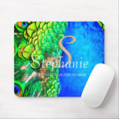 Farbenfrohe Textur lebendige Peacock Creative Offi Mousepad (Mit Mouse)