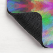 Farbenfrohe Tie-Dye-Stil-Kunst Mousepad (Ecke)
