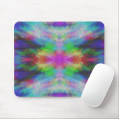 Farbenfrohe Tie-Dye-Stil-Kunst Mousepad (Mit Mouse)