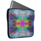 Farbenfrohe Tie Dye Style Kunst Laptopschutzhülle (Vorne Rechts)