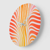 Farbenfrohe Tierdruckerei Uhr (Winkel)