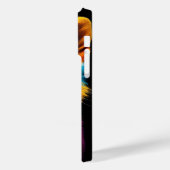 Farbenfrohe Tierwelt Abstrakte Kunst Case-Mate iPhone Hülle (Rückseite / Links)