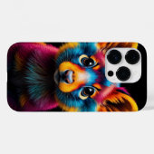 Farbenfrohe Tierwelt Abstrakte Kunst Case-Mate iPhone Hülle (Rückseite (Horizontal))