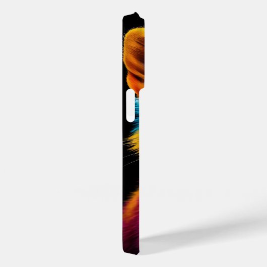 Farbenfrohe Tierwelt Abstrakte Kunst Case-Mate iPhone Hülle (Rückseite / Rechts)