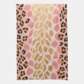 Farbenfrohe Tierwerbung Kunst, Küche Handtuch (Vertikal)