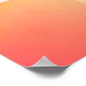 Farbenfrohe Tiger Face Art Poster (Ecke)