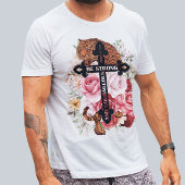 Farbenfrohe Tiger sein starkes und mutiges Shirt