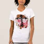 Farbenfrohe Tiger sein starkes und mutiges Shirt (Vorderseite)