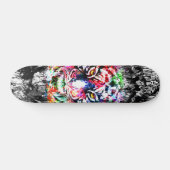 Farbenfrohe Tiger Skateboard Deck - Tiger (Horizontal)