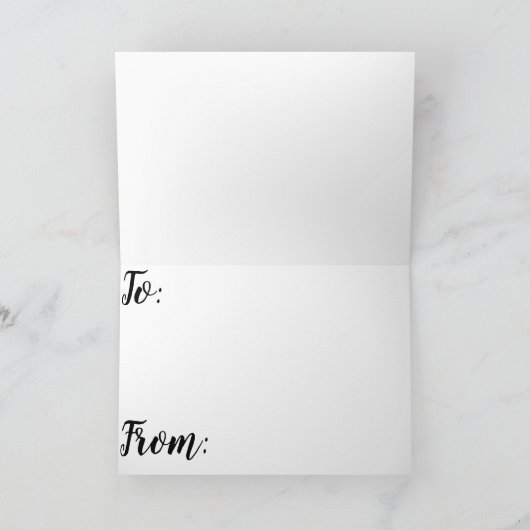 Farbenfrohe Tinsel Weihnachten (Innenseite)