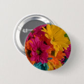 Farbenfrohe Tische Button (Vorne & Hinten)